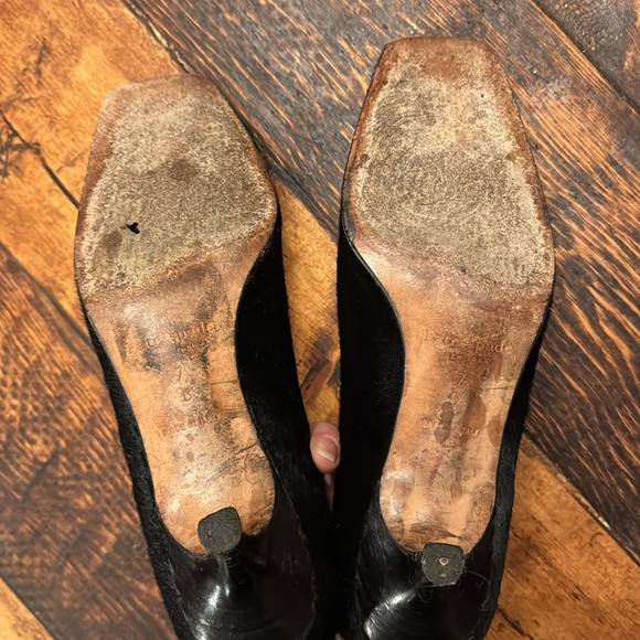 Vintage Kate Spade Kitten Heels with Flower Petal size 8 - Made in Italy - Picture 5 of 5